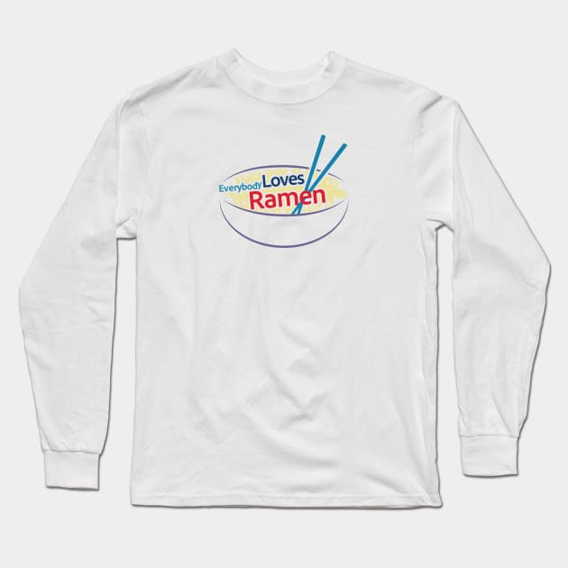 Everybody Loves Ramen 2 Long Sleeve T-Shirt by TommyArtDesign